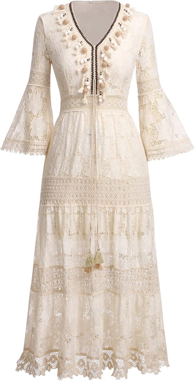 Elisse™ - Lace Dress - Boho Style
