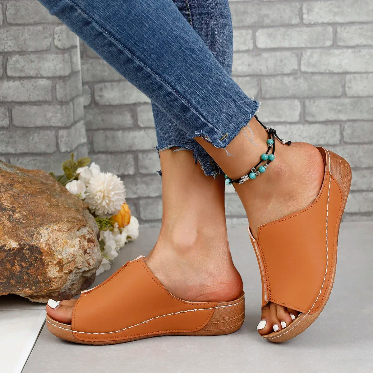 Iris™ - Slip-On Wedges - Elegant Design