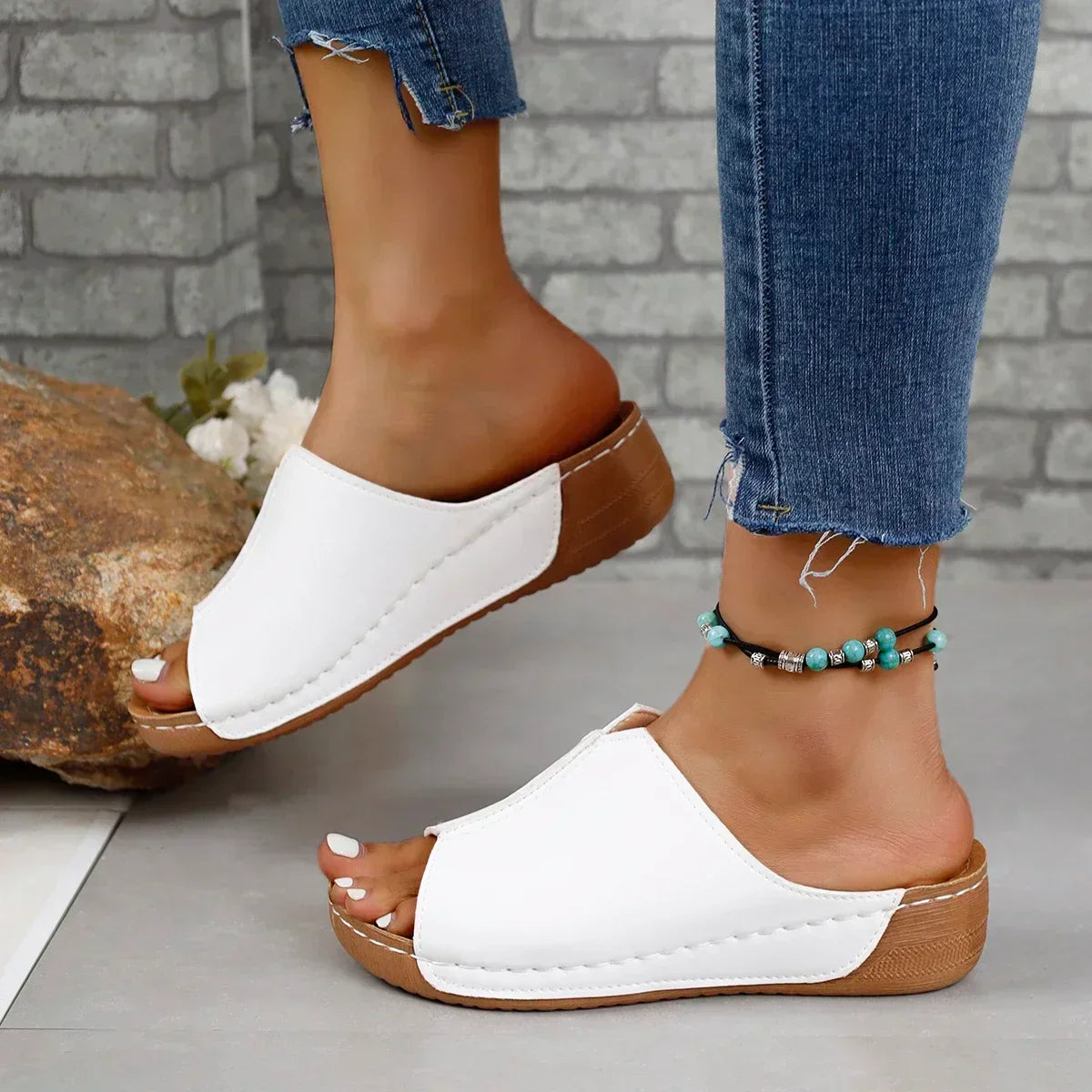 Iris™ - Slip-On Wedges - Elegant Design